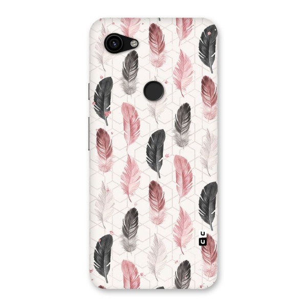 Feather Line Pattern Back Case for Google Pixel 3a XL