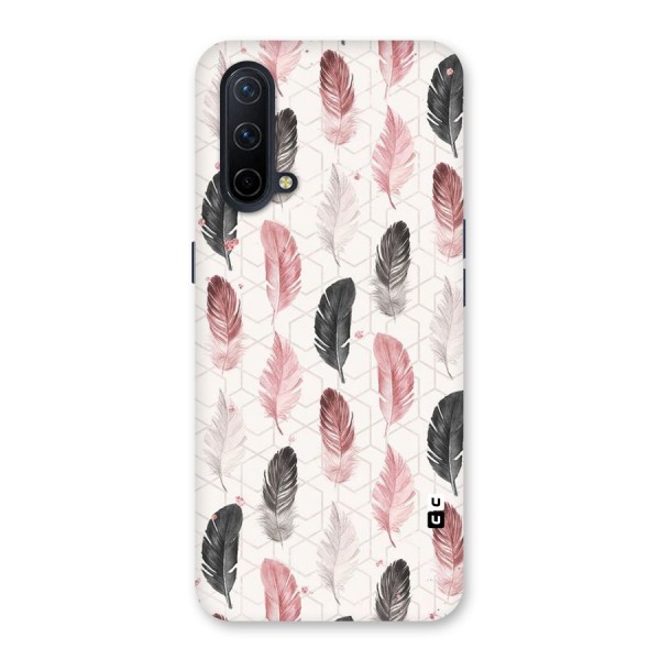 Feather Line Pattern Back Case for OnePlus Nord CE 5G