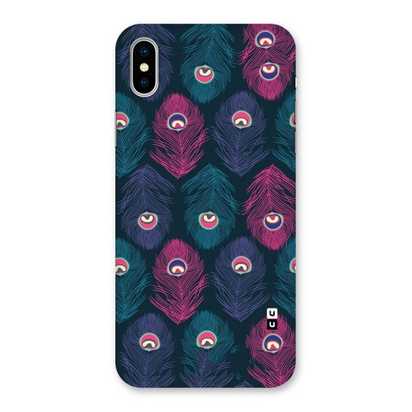 Feathers Patterns Back Case for iPhone X