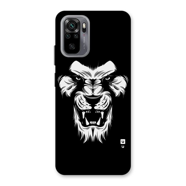 Fierce Lion Digital Art Back Case for Redmi Note 10