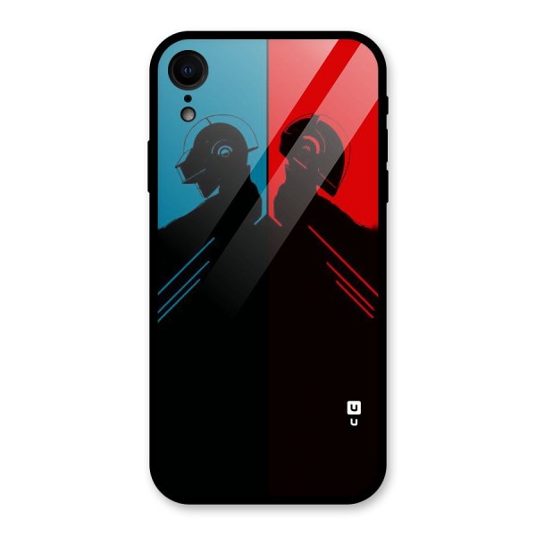 Fight Colours Glass Back Case for XR