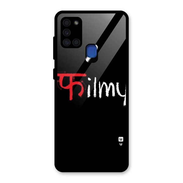 Filmy Glass Back Case for Galaxy A21s