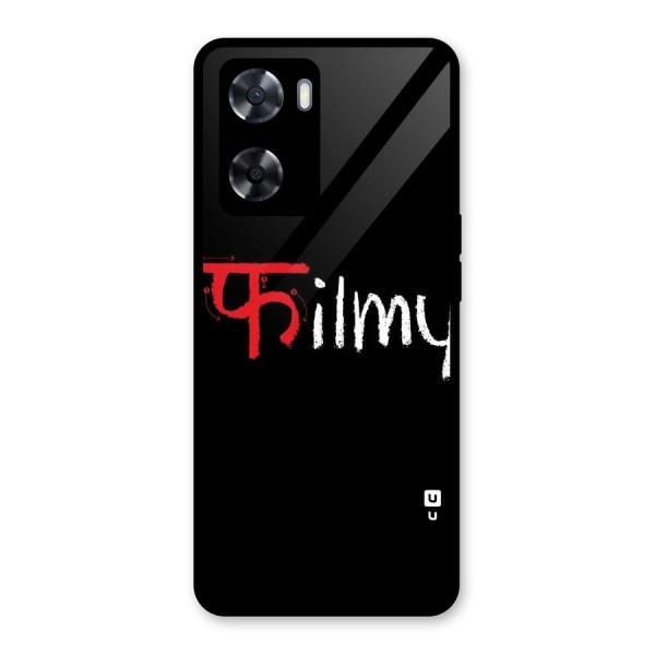 Filmy Glass Back Case for Oppo A57 2022