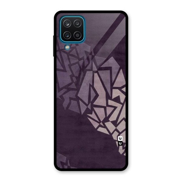 Fine Abstract Glass Back Case for Galaxy A12