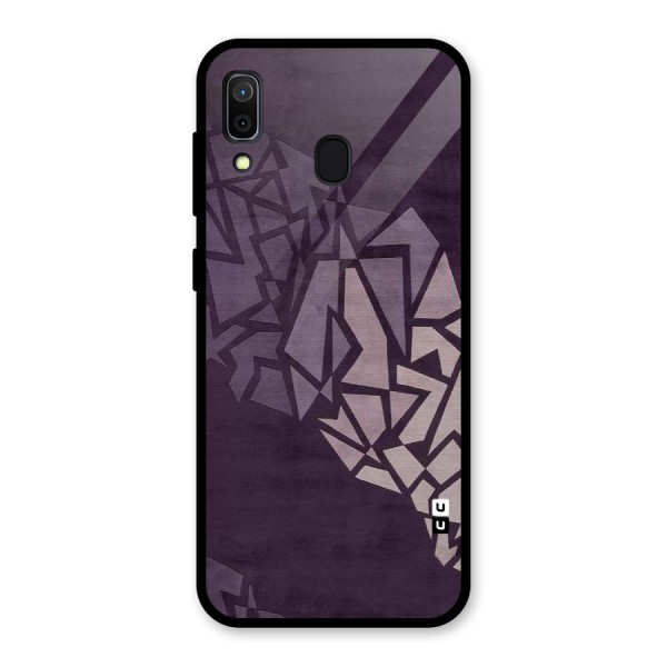 Fine Abstract Glass Back Case for Galaxy A30