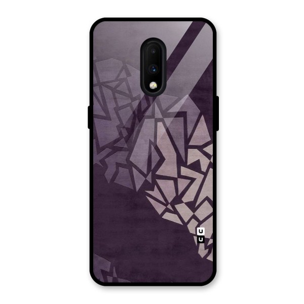 Fine Abstract Glass Back Case for OnePlus 7