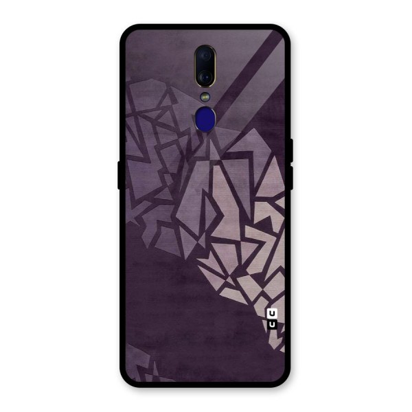 Fine Abstract Glass Back Case for Oppo F11