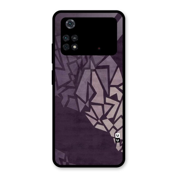 Fine Abstract Glass Back Case for Poco M4 Pro 4G