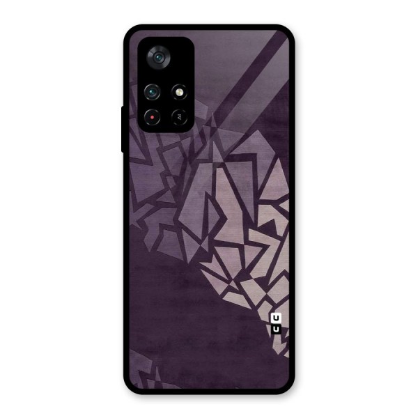 Fine Abstract Glass Back Case for Poco M4 Pro 5G