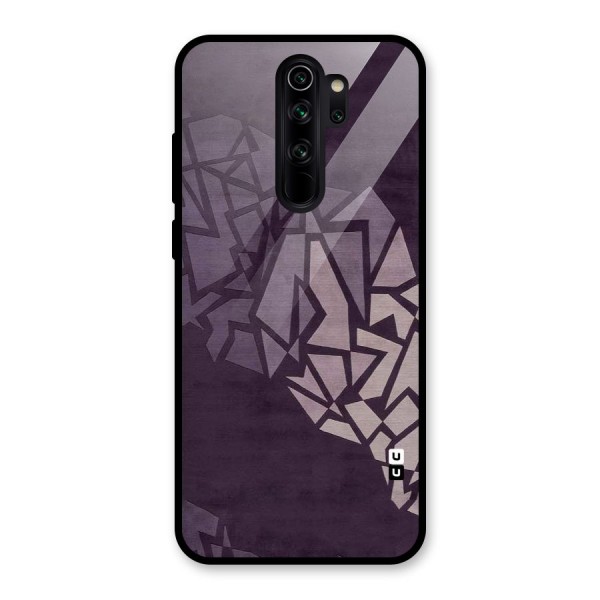 Fine Abstract Glass Back Case for Redmi Note 8 Pro