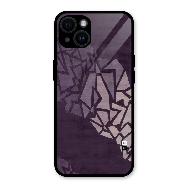 Fine Abstract Glass Back Case for iPhone 14