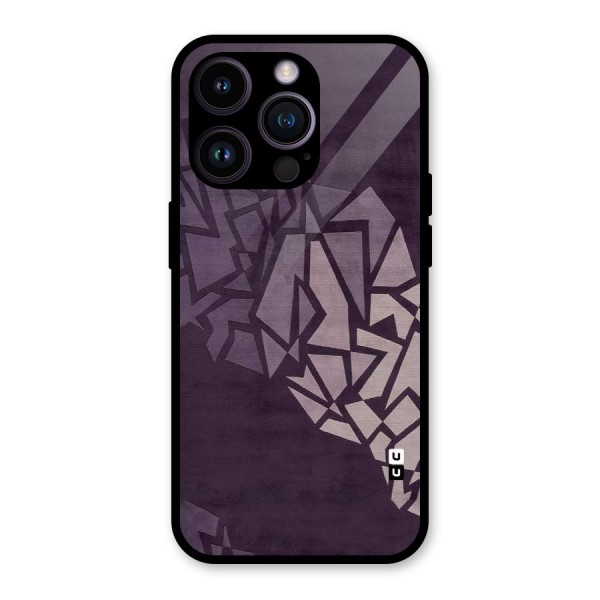 Fine Abstract Glass Back Case for iPhone 14 Pro