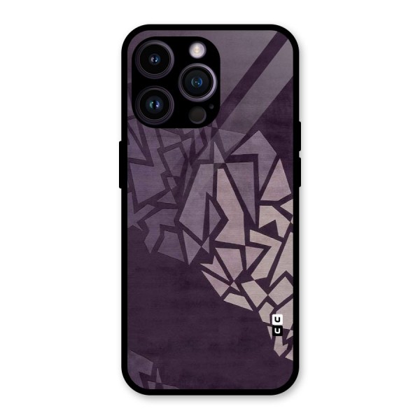 Fine Abstract Glass Back Case for iPhone 14 Pro Max