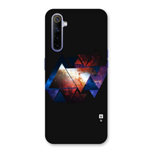 Fire Galaxy Triangles Back Case for Realme 6