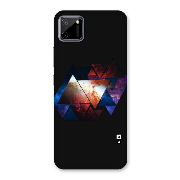 Fire Galaxy Triangles Back Case for Realme C11