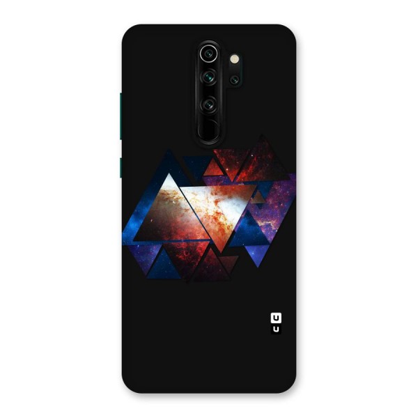 Fire Galaxy Triangles Back Case for Redmi Note 8 Pro