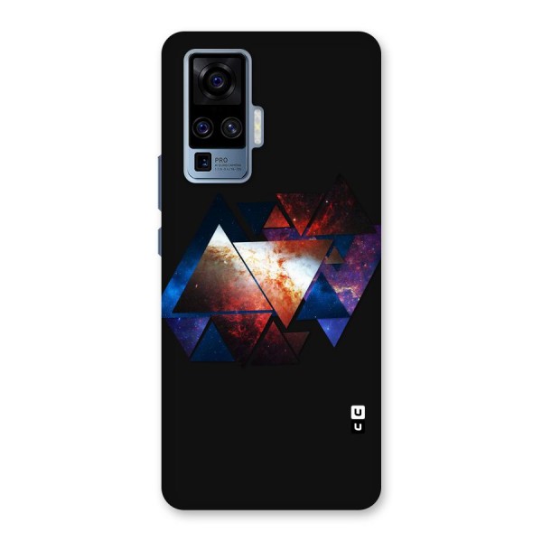 Fire Galaxy Triangles Back Case for Vivo X50 Pro