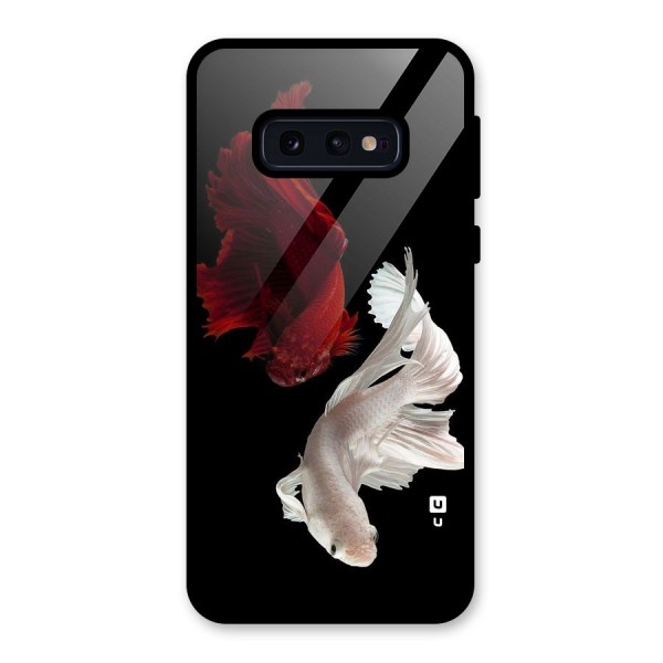 Fish Design Glass Back Case for Galaxy S10e