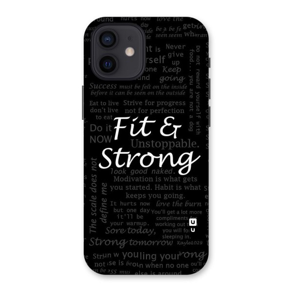 Fit And Strong Back Case for iPhone 12