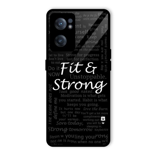 Fit And Strong Glass Back Case for OnePlus Nord CE 2 5G