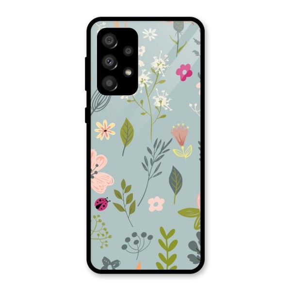 Flawless Flowers Glass Back Case for Galaxy A32