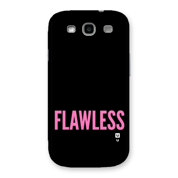 Flawless Pink Design Back Case for Galaxy S3 Neo