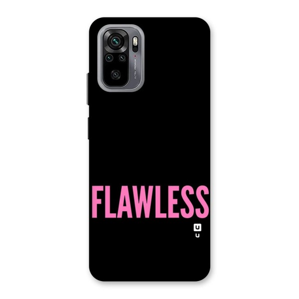 Flawless Pink Design Back Case for Redmi Note 10