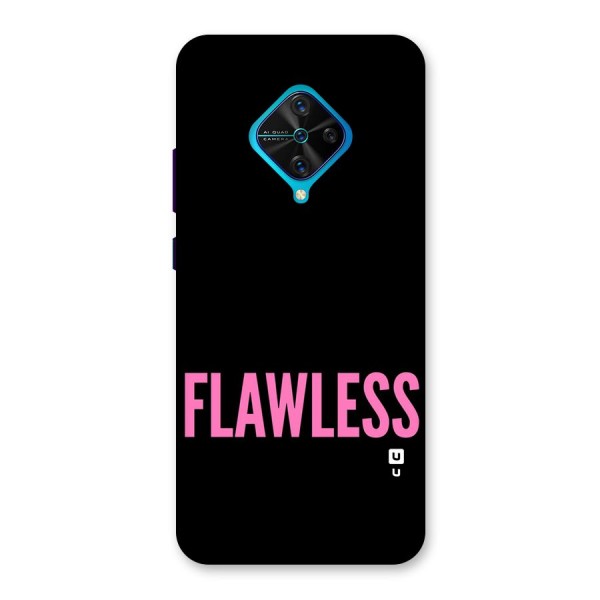 Flawless Pink Design Back Case for Vivo S1 Pro