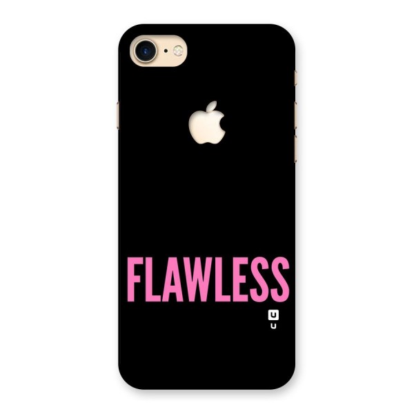 Flawless Pink Design Back Case for iPhone 7 Apple Cut