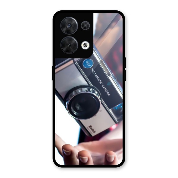 Floating Camera Glass Back Case for Oppo Reno8 5G