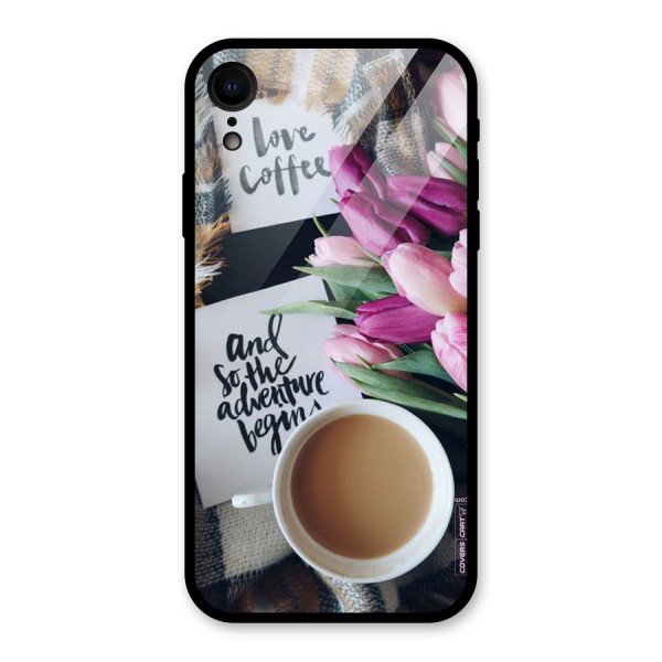 Floral Adventure Glass Back Case for XR