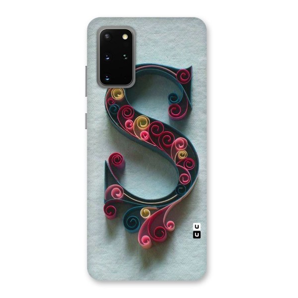 Floral Alphabet Back Case for Galaxy S20 Plus