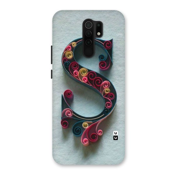 Floral Alphabet Back Case for Poco M2