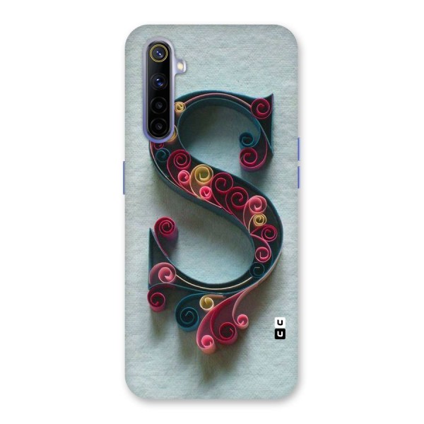 Floral Alphabet Back Case for Realme 6i