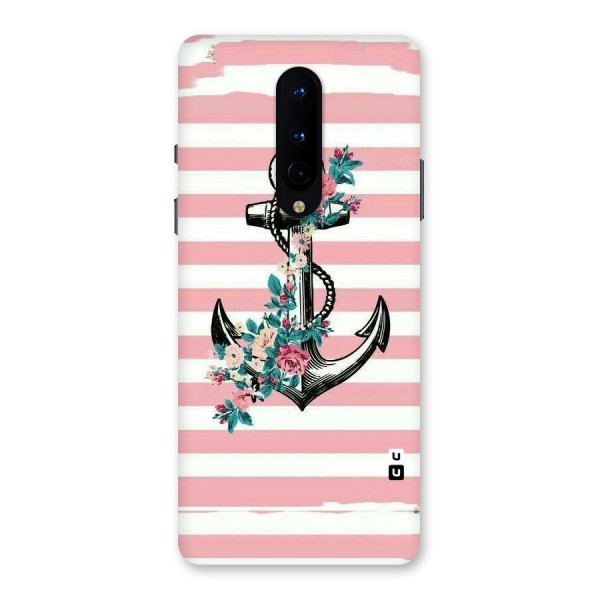 Floral Anchor Back Case for OnePlus 8