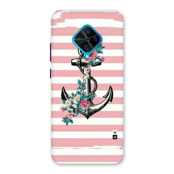 Floral Anchor Back Case for Vivo S1 Pro