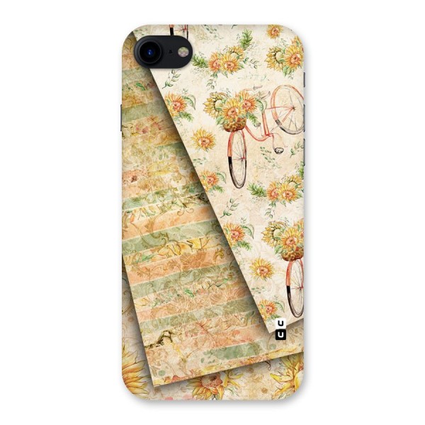 Floral Bicycle Back Case for iPhone SE 2020