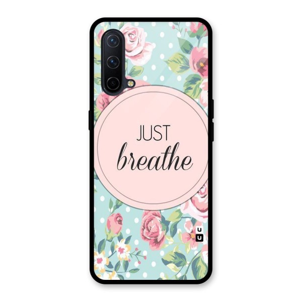 Floral Bloom Glass Back Case for OnePlus Nord CE 5G
