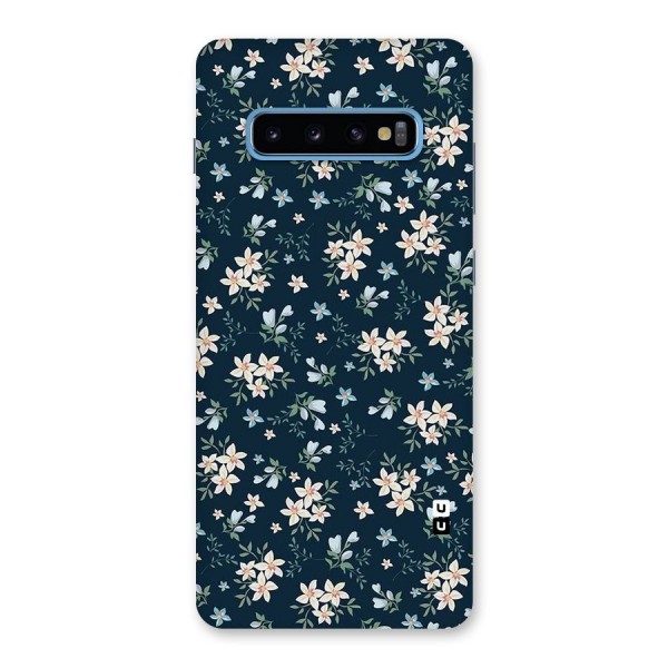 Floral Blue Bloom Back Case for Galaxy S10 Plus