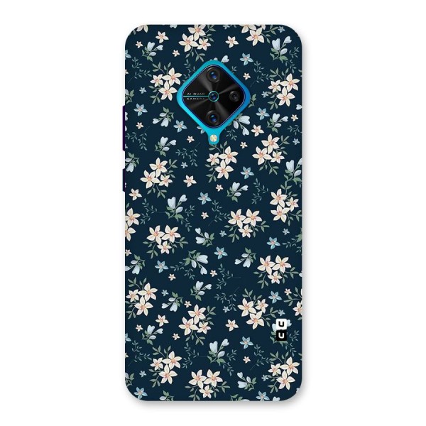 Floral Blue Bloom Back Case for Vivo S1 Pro