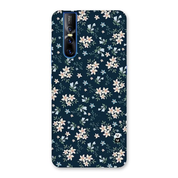 Floral Blue Bloom Back Case for Vivo V15 Pro