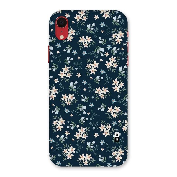 Floral Blue Bloom Back Case for iPhone XR