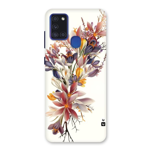 Floral Bouquet Back Case for Galaxy A21s