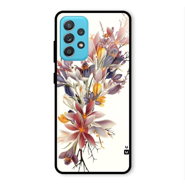 Floral Bouquet Glass Back Case for Galaxy A52s 5G