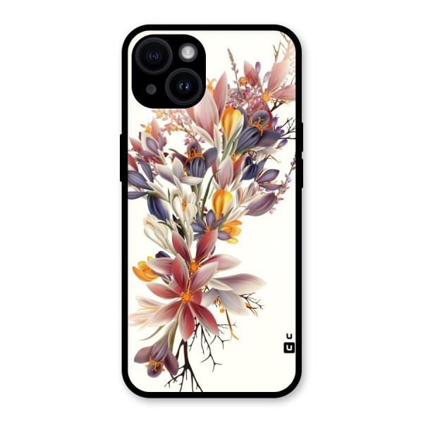 Floral Bouquet Glass Back Case for iPhone 14