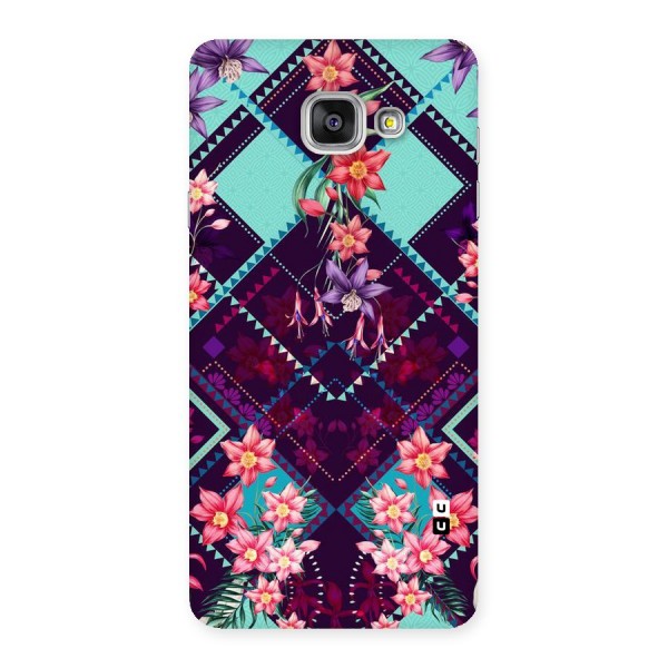 Floral Diamonds Back Case for Galaxy A7 2016