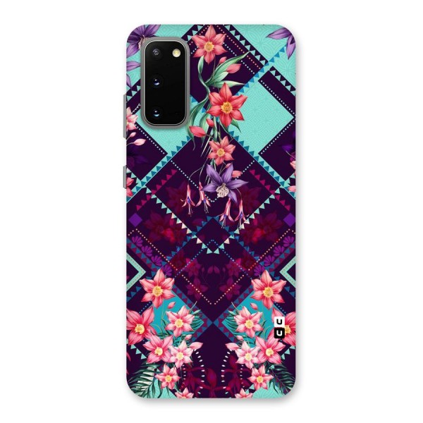 Floral Diamonds Back Case for Galaxy S20