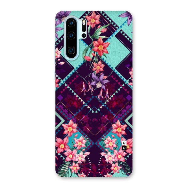 Floral Diamonds Back Case for Huawei P30 Pro