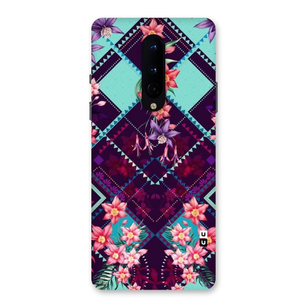 Floral Diamonds Back Case for OnePlus 8