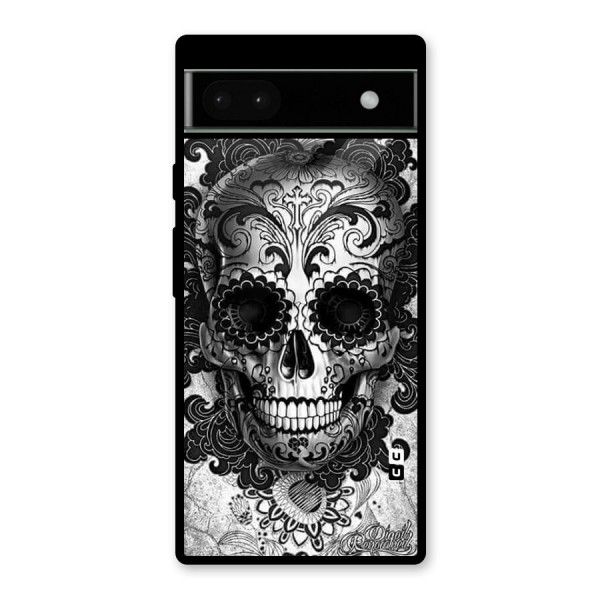 Floral Ghost Glass Back Case for Google Pixel 6a